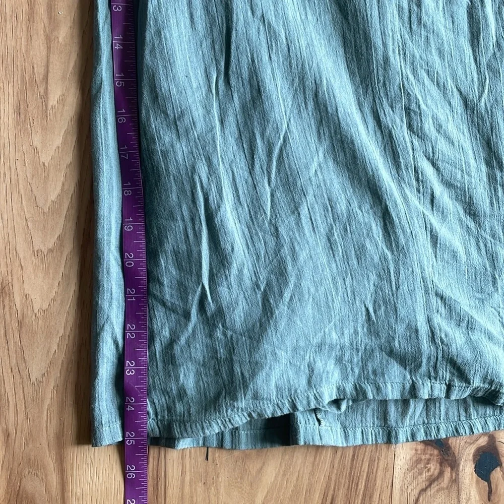 Talisman Freefalling Boho crochet wide leg Jumpsuit in sage green Medium - Picture 7 of 10